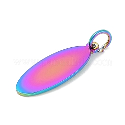 Ионное покрытие (ip) 304 нержавеющая сталь штамповка пустые бирки подвески&nbsp;LS-STAS-I311-20B-RC