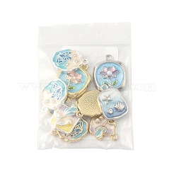 10шт 8 стиля подвески из сплава с эмалью&nbsp;FIND-FS0004-49