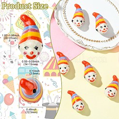 8шт фарфоровые бусины ручной работы&nbsp;PORC-CJ0001-11