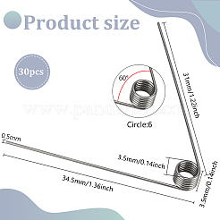 30шт стальная торсионная пружина&nbsp;FIND-BC0005-51C