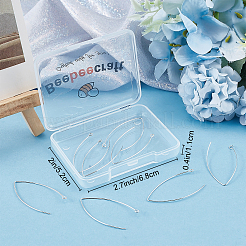 5 пара 925 крючка для сережек из стерлингового серебра&nbsp;STER-BBC0001-34