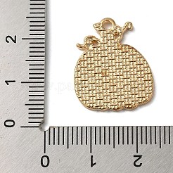 Подвески из эмали из сплава золотого тона на День Благодарения&nbsp;LS-ENAM-M002-01N-G