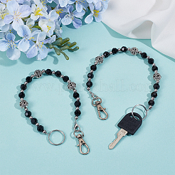 2шт стеклянный брелок&nbsp;HJEW-SC0002-25