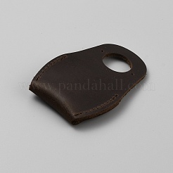 Защита большого пальца из воловьей кожи для резьбы по дереву&nbsp;AJEW-WH0471-124B