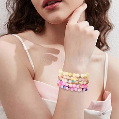 200 г стеклянных бусин с эффектом кракле&nbsp;DGLA-YW0001-56A