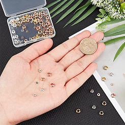 Латунь плоские круглые шариков прокладки&nbsp;KK-PH0035-81