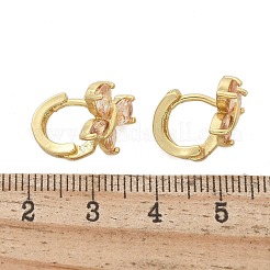 Латунные серьги обруча&nbsp;EJEW-R016-10G-01