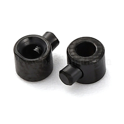 Ионное покрытие (ip) 304 нержавеющая сталь обжимные бусины&nbsp;STAS-P373-03EB