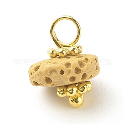 Подвески из натуральной и окрашенной лавы&nbsp;PALLOY-JF01145