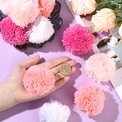 12шт. Шарик из шерстяной пряжи 4 цветов&nbsp;DIY-SC0031-40