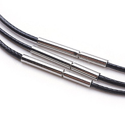 Воском хлопка ожерелье шнура материалы&nbsp;MAK-G003-03A-03