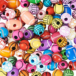 120шт 6 стиля акриловые бусины&nbsp;OACR-TA0003-78