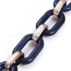 Акриловые кабельные цепи ручной работы&nbsp;AJEW-JB00634-05