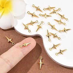 Латунные подвески в виде звезд&nbsp;XGR0167G-104G