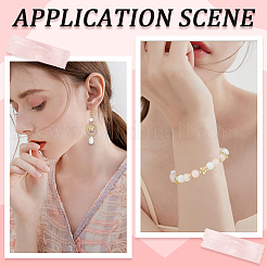 50 шт. латунные бусины с покрытием стойки&nbsp;KK-BBC0015-76