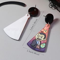 Акриловые болтающиеся серьги стержня&nbsp;MA8781-2