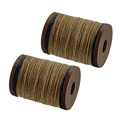 Круглый шнур из вощеного полиэстера длиной 90 м.&nbsp;YC-WH0019-02B