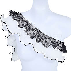 4 ярд органзы плиссированная кружевная лента&nbsp;OCOR-CY0001-82