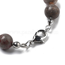 Ожерелья из круглых бусин из натуральных драгоценных камней диаметром 8.5 мм&nbsp;NJEW-F327-02A-01