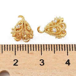 Латунный микро-паве кубический цирконий&nbsp;KK-V015-31G-01