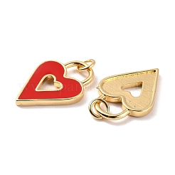 Подвески из латуни с эмалью в стойку&nbsp;KK-B054-05G