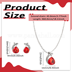 Комплект из ожерелья с подвеской из сплава и серег-гвоздиков&nbsp;SJEW-LP0001-46B