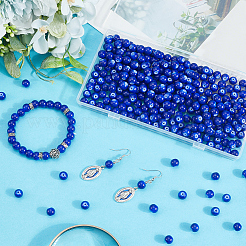 3 нити прозрачных стеклянных круглых бусин&nbsp;DGLA-PA0001-02A