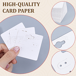 200 шт. квадратные бумажные карточки для демонстрации сережек&nbsp;CDIS-ME0001-01A