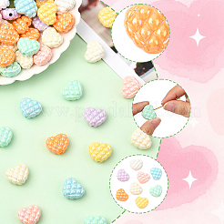 80 шт. Непрозрачные акриловые бусины&nbsp;OACR-SP0001-95