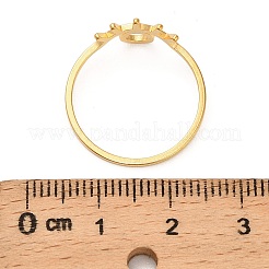 Кольца для женщин из нержавеющей стали 304 с выемкой в форме глаза&nbsp;LS-RJEW-G353-02G