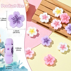 10шт 5 цвета силиконовые бусины&nbsp;SIL-CJ0003-17