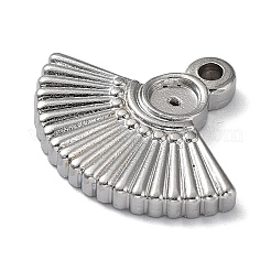 Подвеска-кабошон из не тускнеющей нержавеющей стали 304&nbsp;STAS-M323-48P