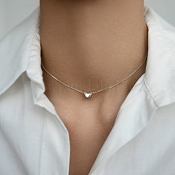 Комплекты браслетов и подвесок из стерлингового серебра с сердечками OM0839-3