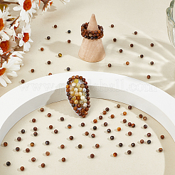 2 нити натуральных бусин тигрового глаза&nbsp;G-NB0005-72