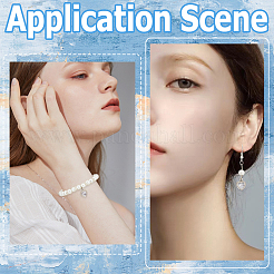 50 шт. подвески в виде сердечек из сплава&nbsp;ZIRC-SC0001-32P