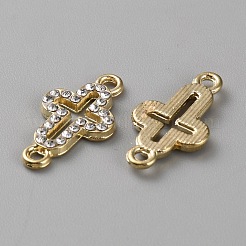 Подвески из сплава с кристаллами и стразами&nbsp;LS-FIND-WH20008-07