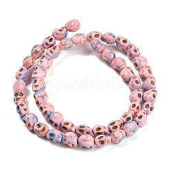 Синтетических нитей бирюзовые бусы&nbsp;TURQ-F019-02A