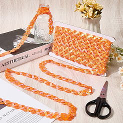 Бусины-пайетки из полиэстера&nbsp;OCOR-WH20004-06G