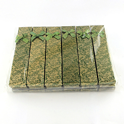 Прямоугольник бантом картон ожерелье коробки&nbsp;CBOX-S011-06