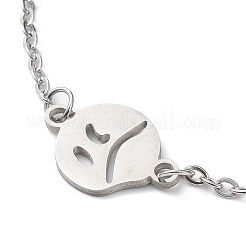 Браслеты из нержавеющей стали 201&nbsp;LS-BJEW-P297-01P-E