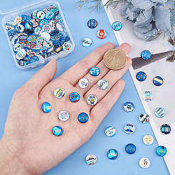 1 пакетик стеклянных кабошонов&nbsp;GGLA-PH0001-40A