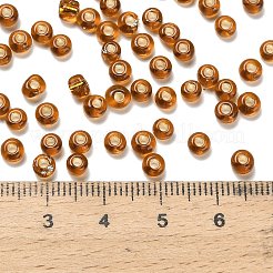 Стеклянные бусины с серебряным покрытием 6/0 шт.&nbsp;SEED-H004-03A-01