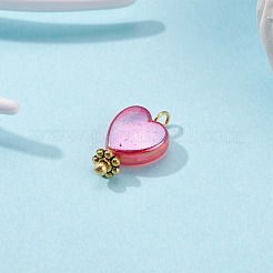 Экологичные прозрачные акриловые брелоки&nbsp;PALLOY-JF00749-02