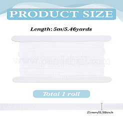 Ленты из полиэстера с кружевной бахромой длиной 5 м.&nbsp;OCOR-LP0001-07