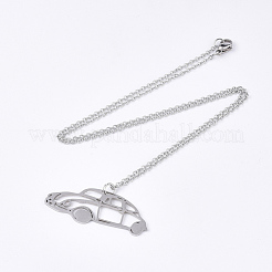 Не тускнеющие подвески из нержавеющей стали 201&nbsp;NJEW-T009-JN105-1-45