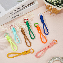 8шт 8-х цветный полиэстеровый шнур подвесное украшение&nbsp;FIND-SC0014-99