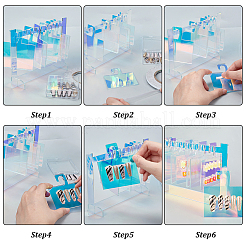 1 комплект акриловых стендов для демонстрации дизайна ногтей&nbsp;ODIS-PH0001-62A