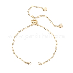 Изготовление браслетов из припаянной латуни с цепочкой-слайдером для скрепок&nbsp;AJEW-JB01556