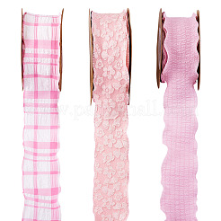 3 рулон 3-х видов складчатой полиэстеровой ленты&nbsp;OCOR-TA0002-99B