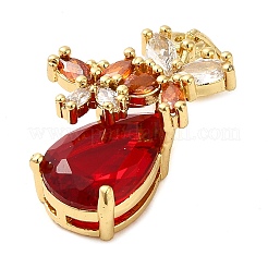 Стойки обшивки латунь микро проложить Циркон подвеску&nbsp;KK-P241-18G-04